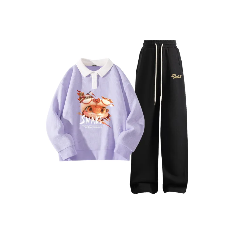 MINISO Sweatshirt Sets Women's-12