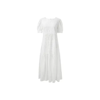 3COLOUR Short-Sleeved Dresses Women's Cloud White