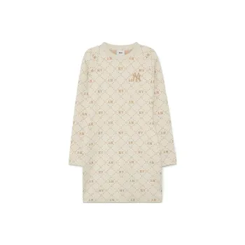 MLB Long Sleeved Dresses Women's Ecru