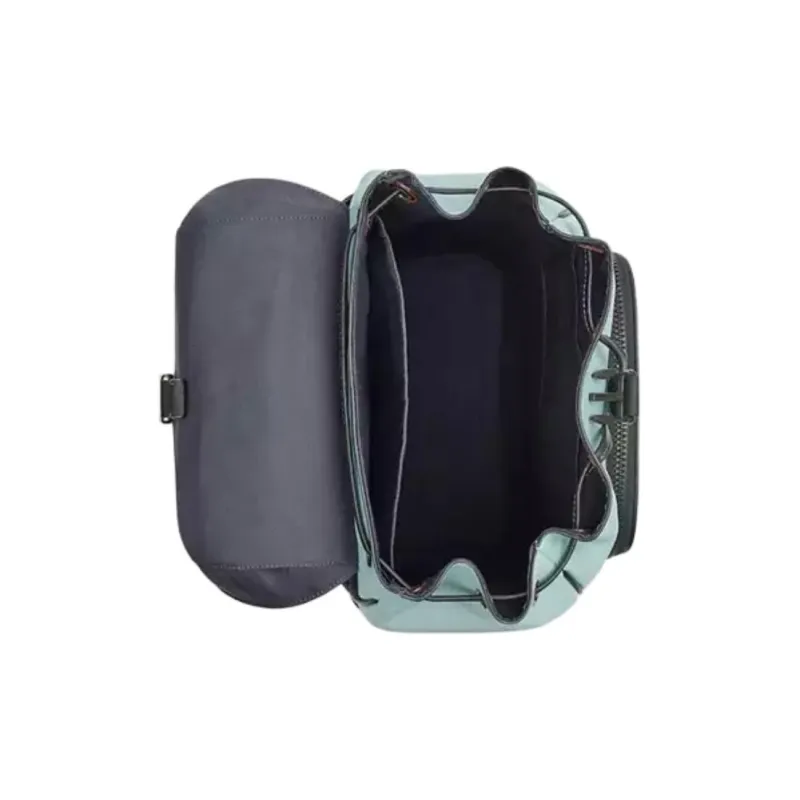 COACH RACER Calfskin With Coated Canvas Backpack Medium Size Men's Blue & Black-2