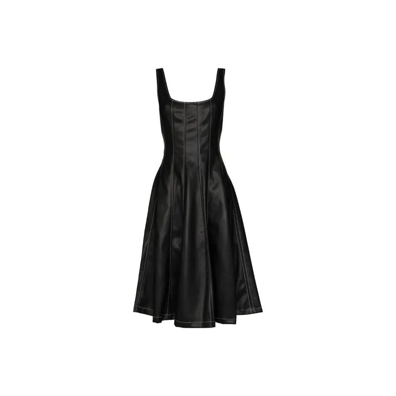 Staud Sleeveless Dresses Women's Black-0