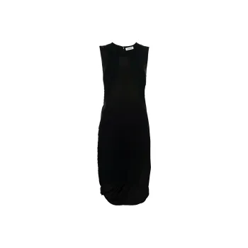 JIL SANDER Knitted panels Puffball Dress