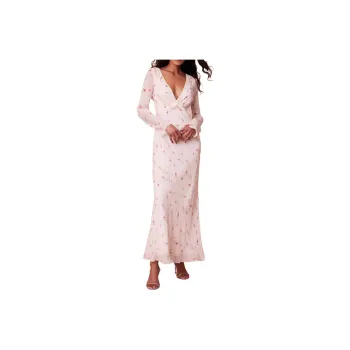 LOVESHACKFANCY Long-Sleeved Dresses Women's Light Pink