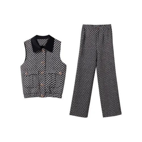 DonnaZilan Business Suits Women's Black