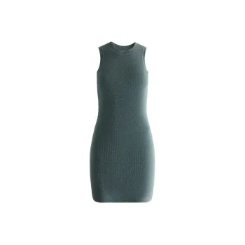 KITH Women's AW23 Fall/Winter Collection Sleeveless Dresses Women's Gray Green