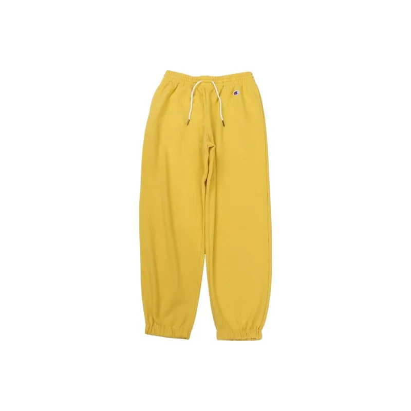 Champion FW24 Knitted Sweatpants Women's Vintage Yellow-0