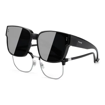 PULAIS TR/Memory Plastic Square Sunglasses Unisex