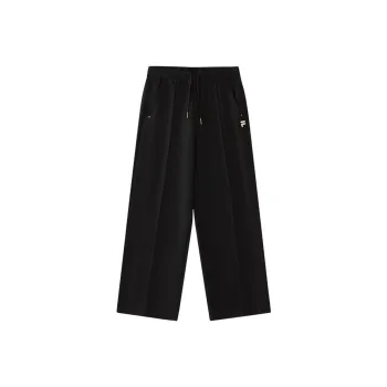 FILA FUSION Knitted Sports Pants Women's Jet Black