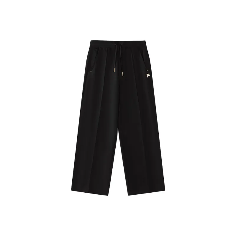 FILA FUSION Knitted Sweatpants Women's Jet Black-0
