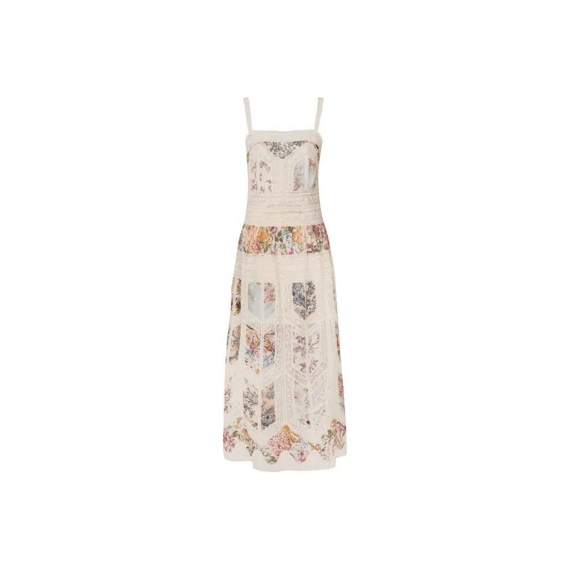 Zimmermann Halliday Lace Trim Slip Dress-0