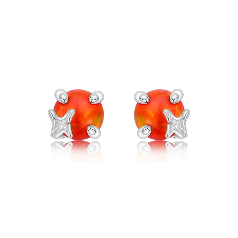 VAN GOGH S925 Silver Stud Earrings Women's-0