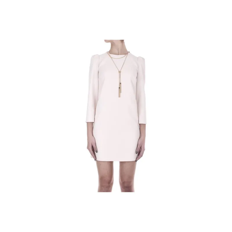 Elisabetta Franchi Long-Sleeved Dresses Women's Pink-0
