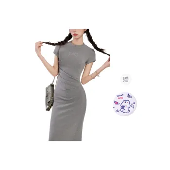 EVPGB Short Sleeved Dress Women's Gray+Giveaway