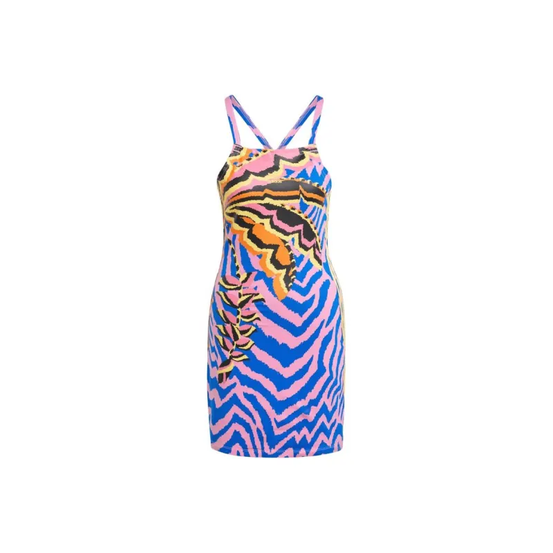 Adidas Originals Adidas X Farm Rio 3 Stripes Mini Dress-0
