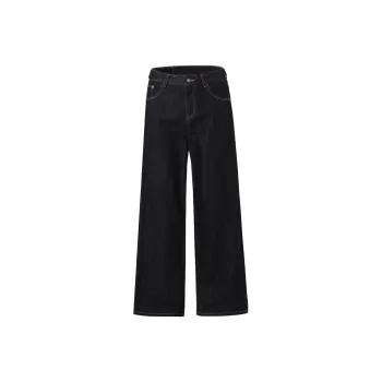 YINLEI Jeans Unisex Original Denim Black
