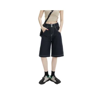 Poyz Jeans Women's Black Knee Length Pants