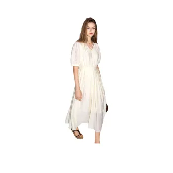 Bethine Short Sleeved Dress Women's Ecru