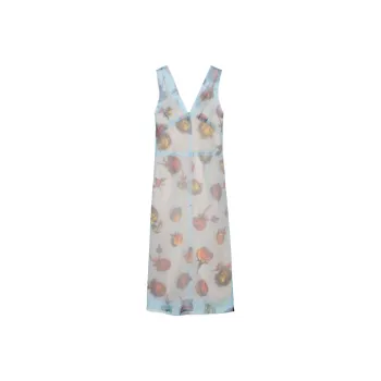 ZARA Sleeveless Dress Women's Aqua Blue