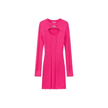 CHUU Long Sleeved Dresses Women's Fuchsia