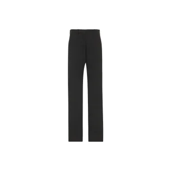 THE ROW Selvie Low Rise Straight Leg Trousers