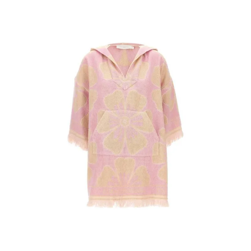 Zimmermann Pop Hooded Towel Mini Dress-0