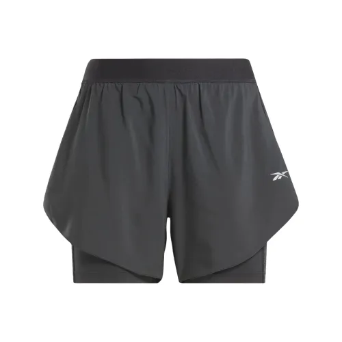 Reebok Wmns running 2-in-1 Short Casual Shorts Women's Midnight Black