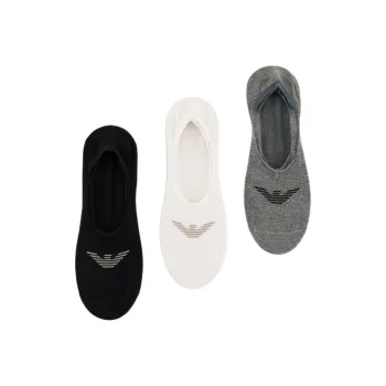 EMPORIO ARMANI No Show Socks Men's 3 Pack