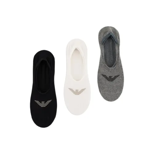 EMPORIO ARMANI No Show Socks Men's 3 Pack