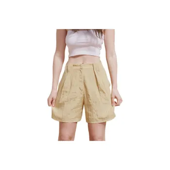 SUNDAY LIFE Casual Shorts Women's Yellow