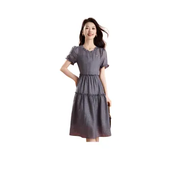 Mylan Short Sleeved Dress Women's Gray