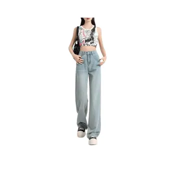 ADOONGA Jeans Women's Light Blue