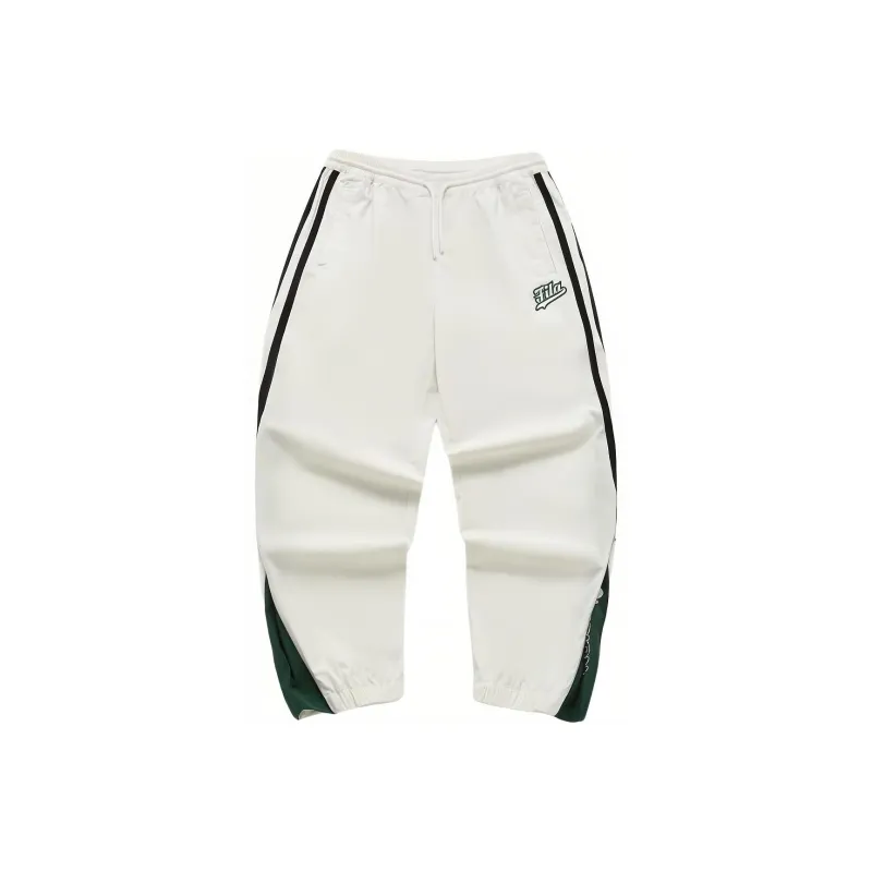 FILA FUSION Knitted Sweatpants Women's Cloud White-0