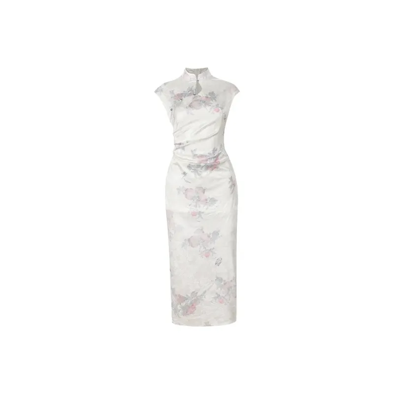 COVT Sleeveless Dress Women's White-0