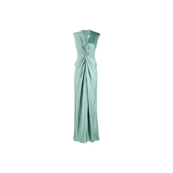 MaxMara Satin finish Maxi Dress