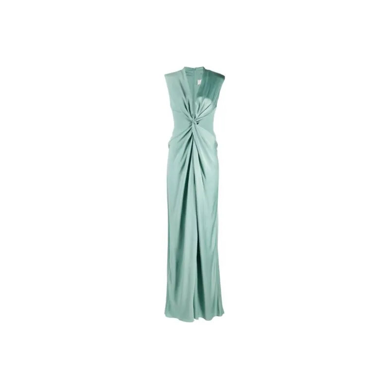 MaxMara Satin finish Maxi Dress-0