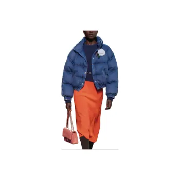 CHANEL 24 New Fall And Winter Arrivals Long-Sleeved Dresses Women's Blue Orange