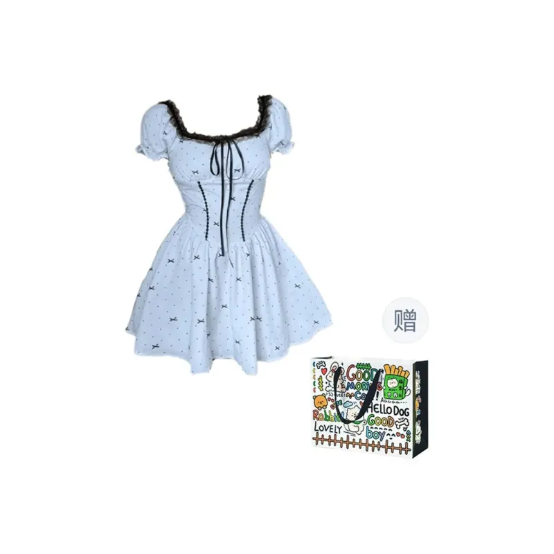 ZVJH Short Sleeved Dress Women's-7