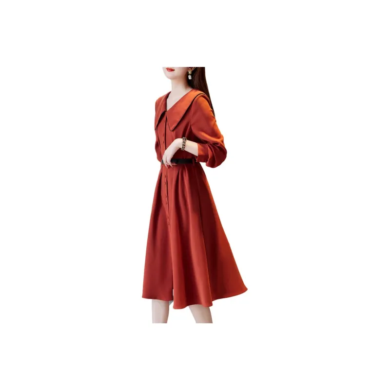 【dme】 Long Sleeved Dresses Women's-2