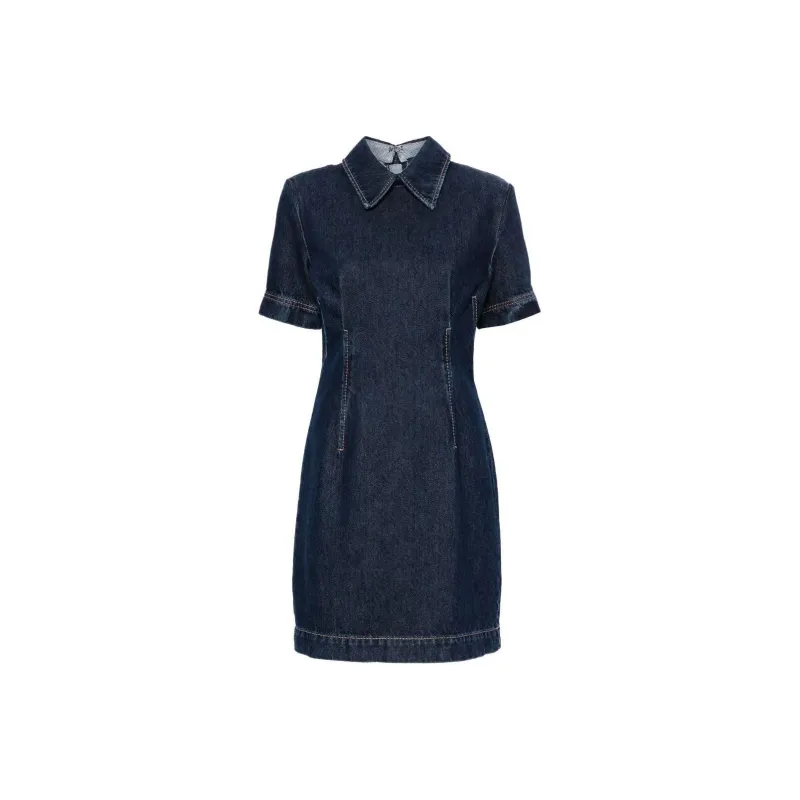 SportMax Douglas Denim Mini Dress-0