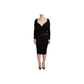GIANFRANCO FERRE Long-Sleeved Dresses Women's Black