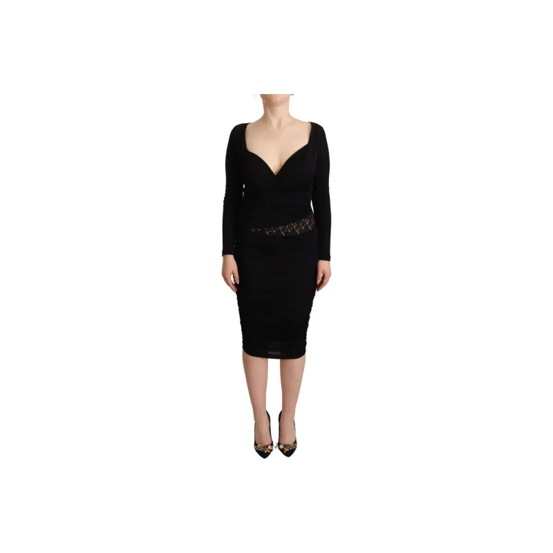 GIANFRANCO FERRE Long-Sleeved Dresses Women's Black-0