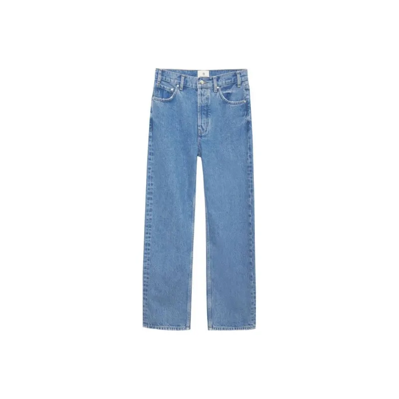 Anine Bing Gavin Mid Rise Boyfriend Jeans-0