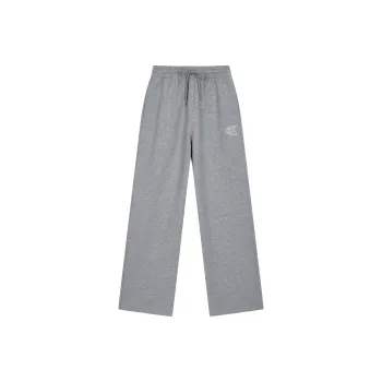 CALVIN KLEIN Knitted Sweatpants Women's Medium Gray