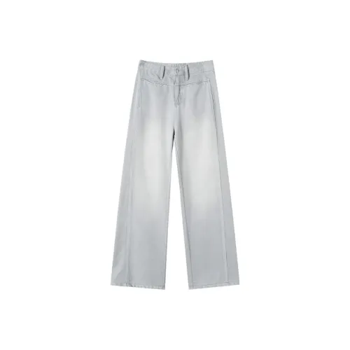 Mu Xiao Xin Jeans Women's Premium Gray