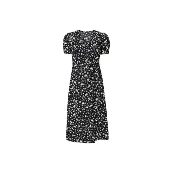 Hopeshow Short Sleeved Dress Women's Black