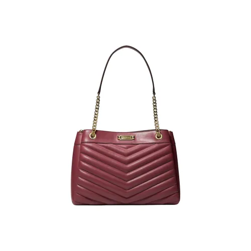 MICHAEL KORS Whitney Polyurethane stayhomewithbags Bag, Shopping Bag, Shoulder Bag Medium Size Women's Ox Blood Red
