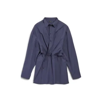 Balenciaga Faded Shirt Mini Dress