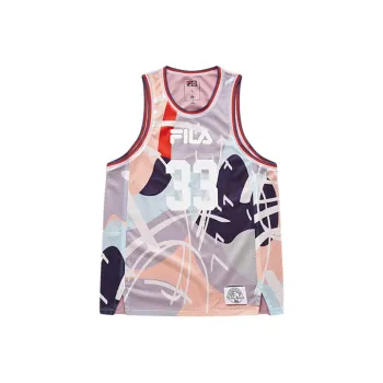 FILA FUSION Sleeveless Sports Shirts Women's Orange Purple