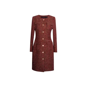 ROEYSHOUSE Long Sleeved Dress Women's Red