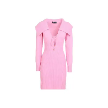 Blumarine Long-Sleeved Dresses Women's Pink
